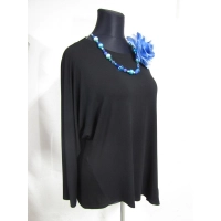 Tunika Claudia dla puszystej z asymetrycznym dołem